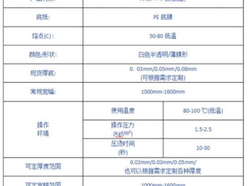 贊晨 吸噴膠吸塑膜 低溫 主要用于吸塑門模壓門替代噴膠工藝