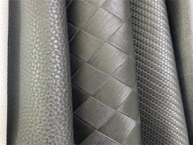 汽車坐墊硬包床頭仿真皮革環保壓紋tpu